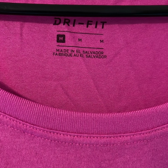 Pink Nike Dri Fit T | M - Picture 3 of 4